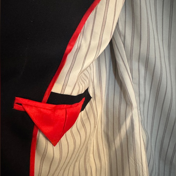 J. CREW Rare 100% Wool lined Rhodes Navy Blue Blazer Size 4 - Picture 7 of 7